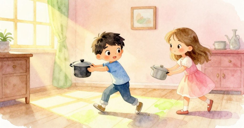 約克急步取回沸騰水壺，布萊斯平靜救援現場，新萊姆綠光束在地板上劃出新路，室內洋溢溫暖和諧氛圍