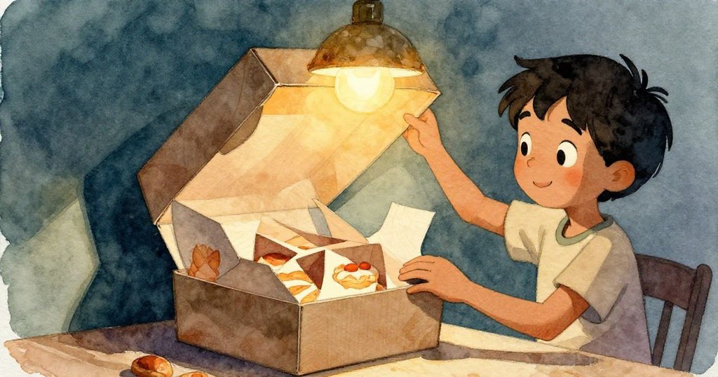 克魯茲傾斜紙盒,隱藏的隔板奇妙展開,宛如超現實拼圖,光影錯落。