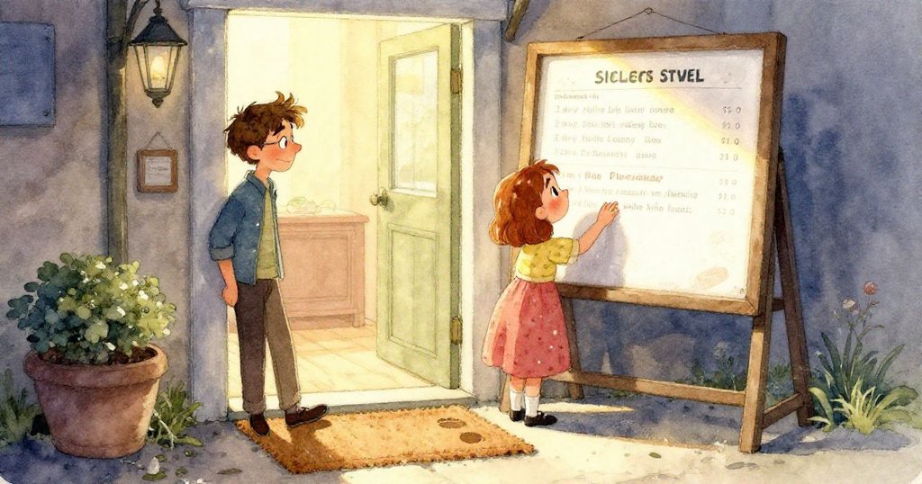 柔和光束下的雜誌頁閃耀, 木製牙籤像小旗矗立, 細節豐富的室內長椅環境中充滿寧靜與驚奇