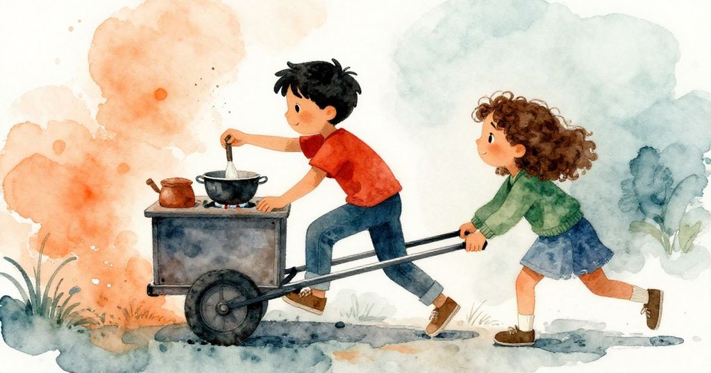 Dante與Ruby攜手合作,Dante於穩固車台上伸手取書,Ruby扶穩側欄,室內光影溫暖,暗示冒險仍未完結。