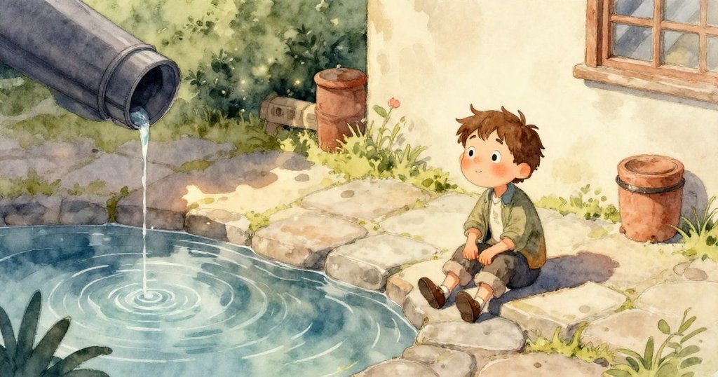 Sam 的手把弄著枯樹枝與小卵石，展現石面紋理對比，细節豐富，充滿自然的溫暖與生動感。