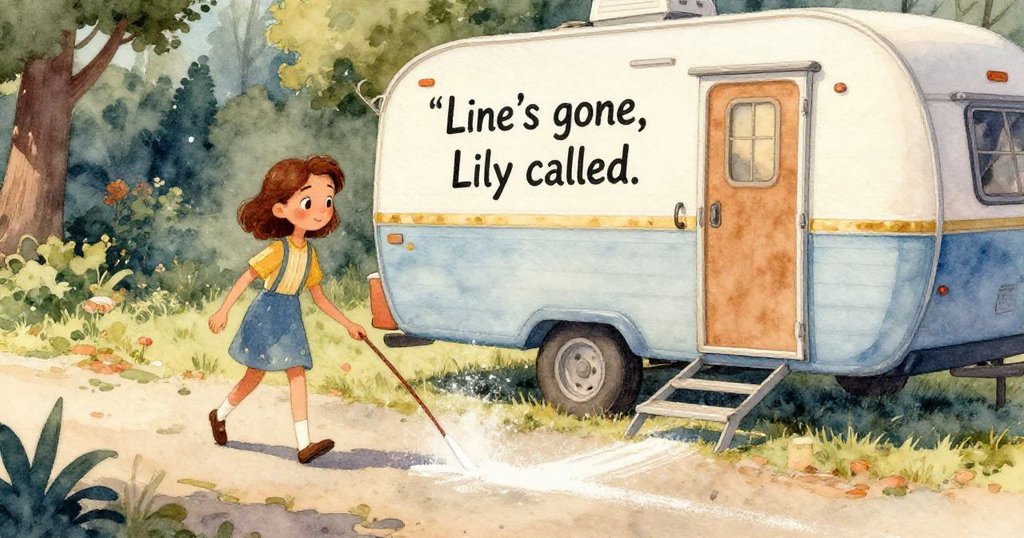 供應桌旁志工忙碌整理花瓣、麵包與彩繪木板，懷舊色調中洋溢著創意與希望，場景溫馨動人。