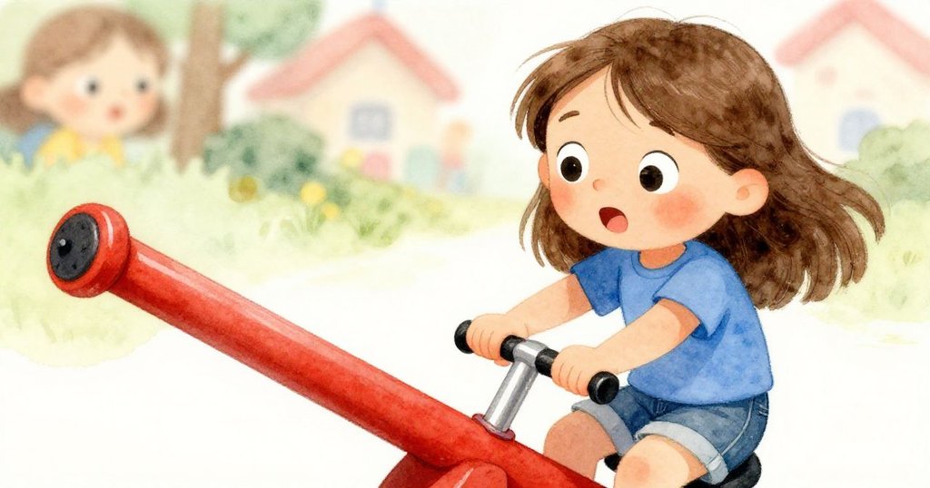 Hazel近距離面部表情特寫,握住發熱的金屬把手,神情中透露著驚訝與輕微不適,場景氛圍靜謐。