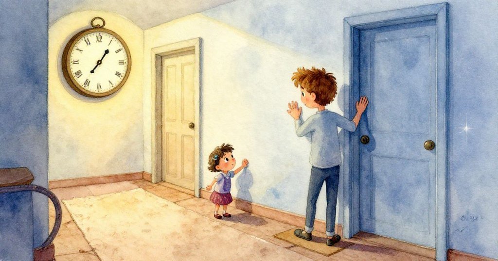 排序盤上拼圖碎片在柔和燈光中呈現夢幻水下效果，彷彿漂浮於輕柔流動空間中，富有奇幻氣息。