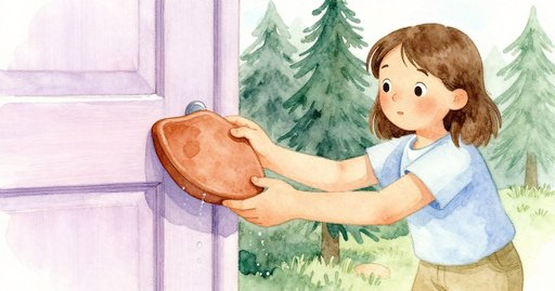 Frog Along the Draining Water