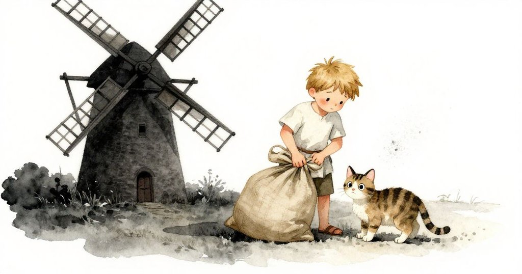 風暴過後，Lyle安心地綁緊裝滿麵粉的袋子，輕輕為Fawn梳理毛髮，木地板上仍有細緻麵粉飛舞，呈現平靜收尾。