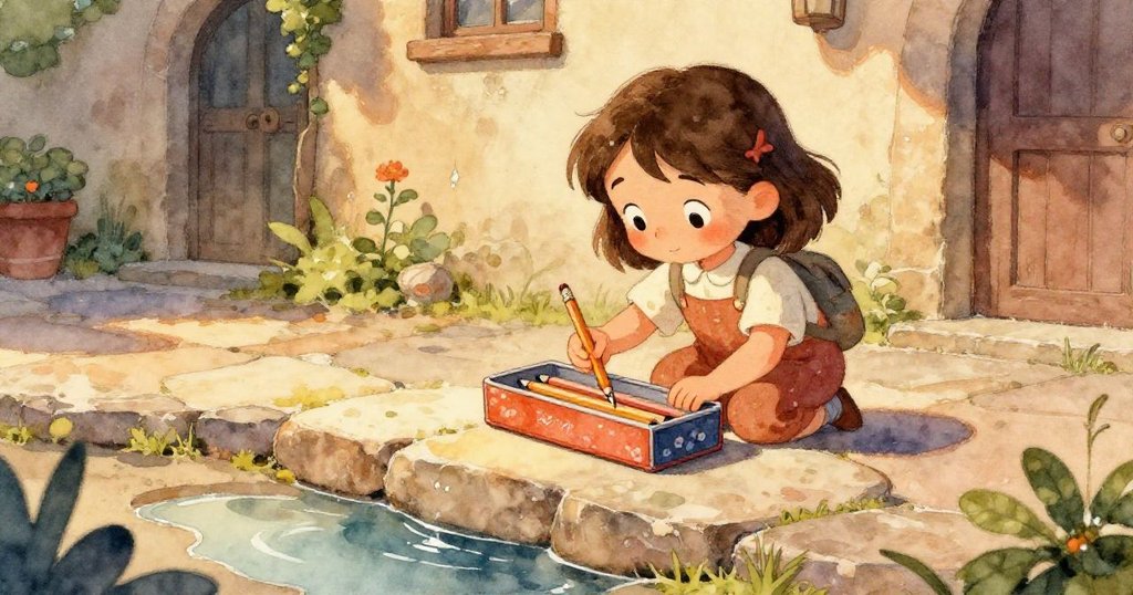 浮葉在水面輕輕漂移，水黽迅速散開，呈現出輕快動感，角度獨特，引人注目。