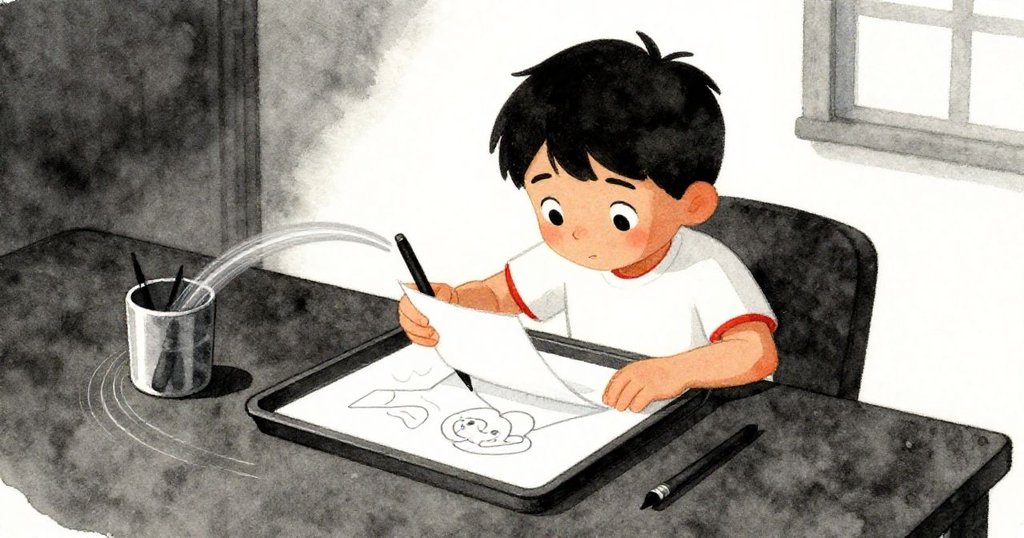 Rafael滿意地將簽好同意書放入托盤,同時溫柔放回筆,筆杯緩緩轉動,結束忙碌的一天。