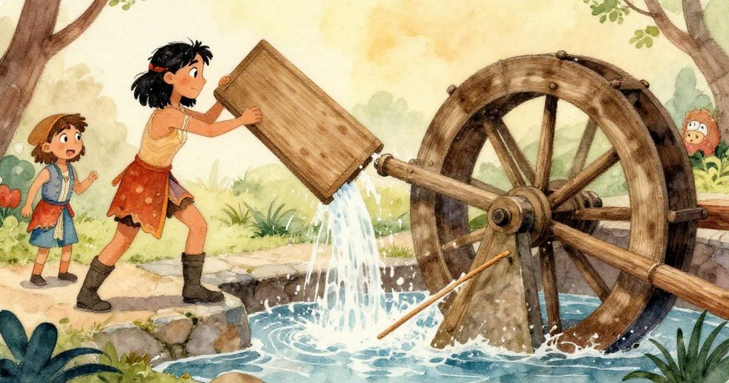 水下透視中，水流中捲起神秘渦漩，隱藏出平滑凹槽和一塊半掩埋的石頭，展現出迷人的自然奧秘。