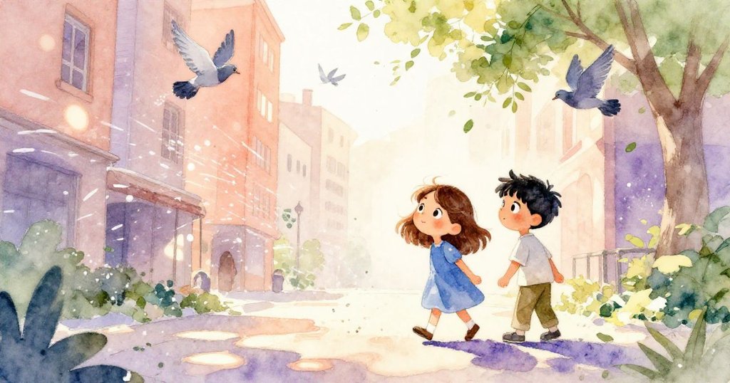 兩人面向光明新路，鏡頭捕捉湧動水珠與未來展望，充滿期待與冒險精神。