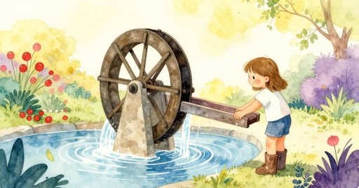 Circles Under the Water Wheel