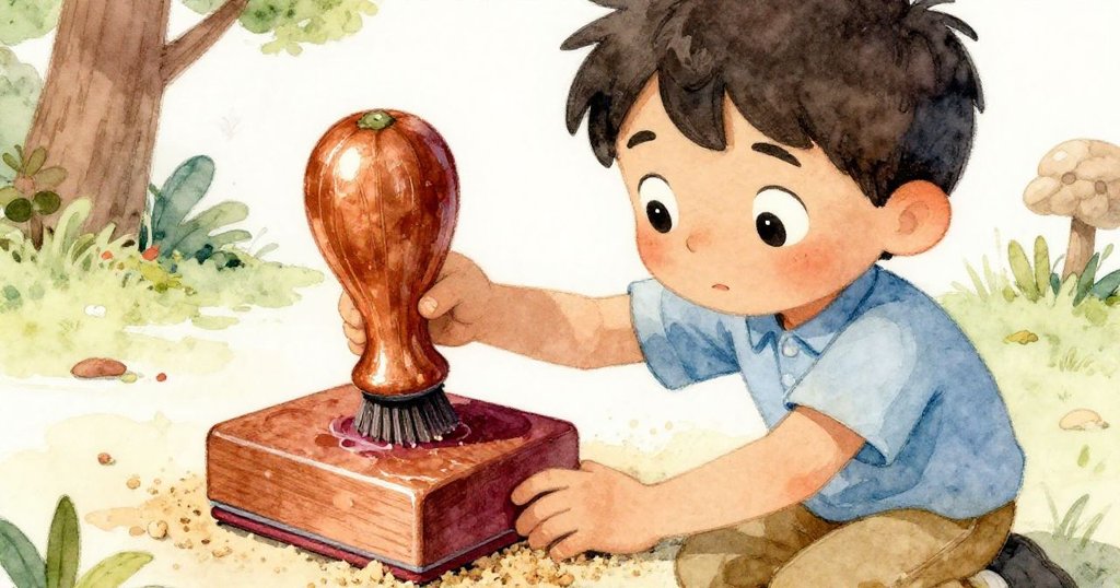 Rafael神情專注地清理帶漆木章上的鋸末,室內柔光映照出他內心對完美工藝的堅持與平靜。