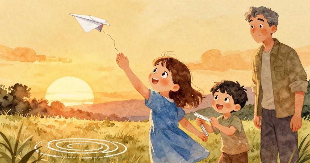 在金色夕陽中，克拉拉與猶德完成最後飛行，克拉拉釋放摺紙飛機，臉上滿是成就喜悅，弗雷澤靜靜注視溫馨結局。