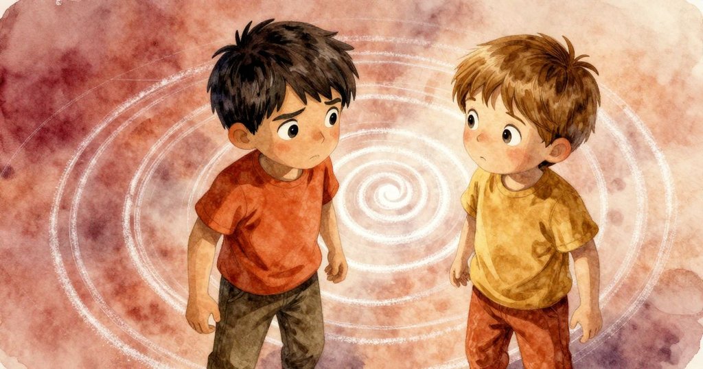 在格子交織處，Niall與Palmer的噴霧交融形成神秘螺旋狀粉塵，超現實幾何線條在暖光中舒展