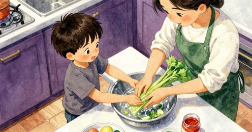 Blue Dye on the Towel