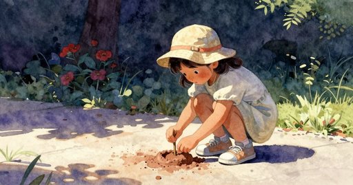 Pebbles Under the Shadow Line