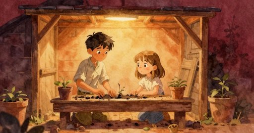 Seeds Shaken by a Frog