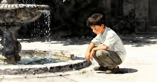 Drawing Where a Stone Was Lost