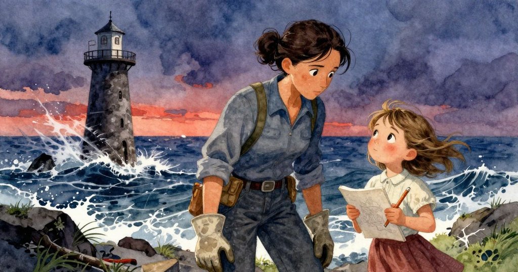 戶外轉場，塔外搖晃，海面起伏，風浪聲中呈現機械動感，呈現故事發展的轉折