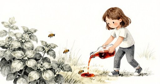 Bottle Shaken by a Frog