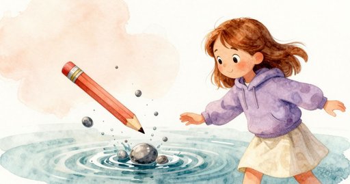 Pencil, Pebble, and the Tipping Coin