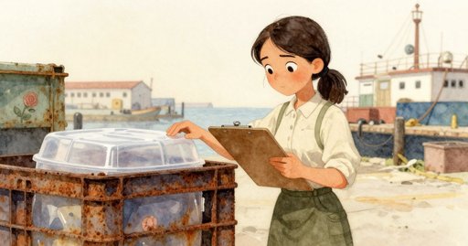 Gusts Against a Folded Sheet