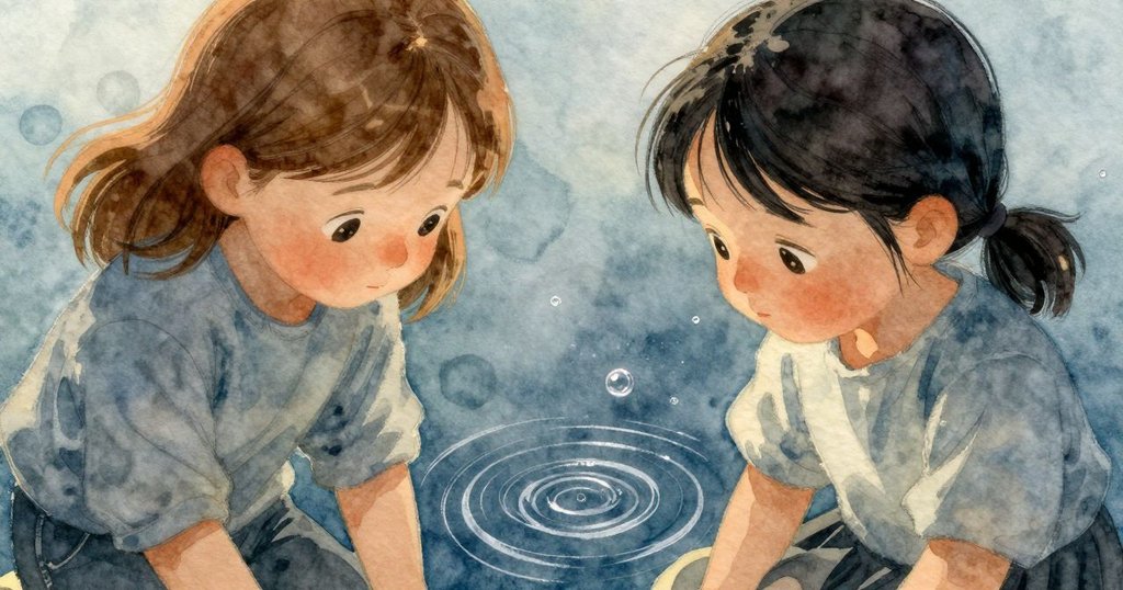 格蕾塔輕觸窗台上水環與微細裂痕，細膩泡沫在陽光中閃爍，情節進一步展開