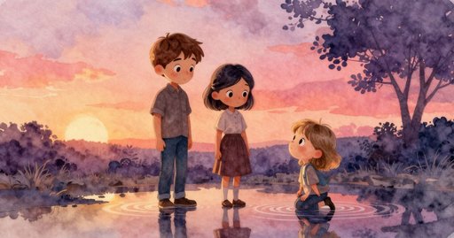 Silver Line Across the Garden