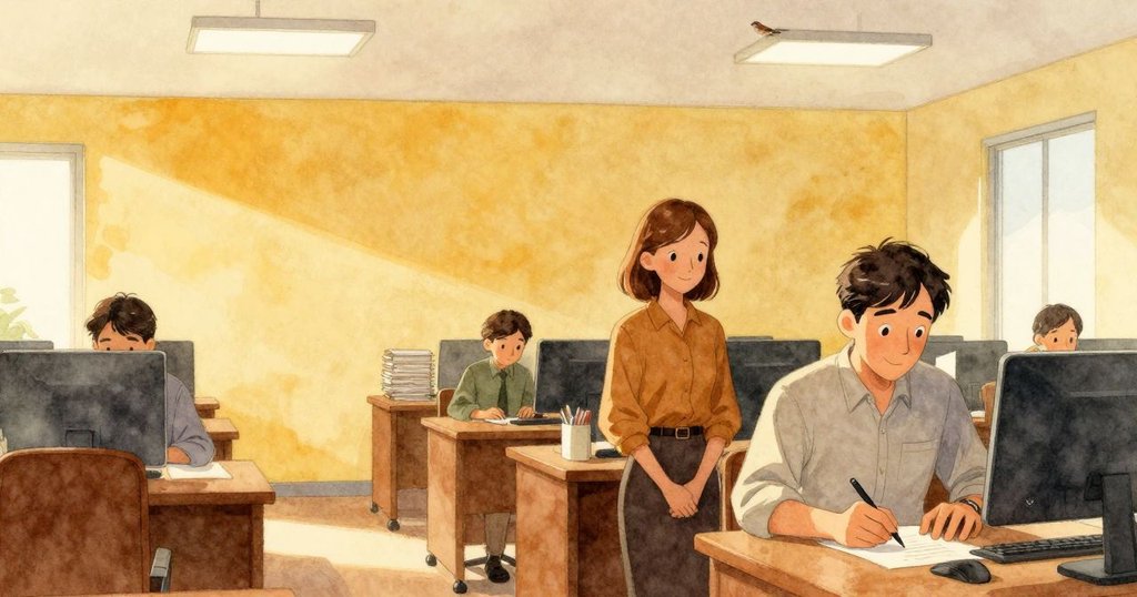 辦公室恢復平靜，Gareth與Cleo滿懷成就感，筆順暢填寫文件，麻雀安坐通風口，故事完美收尾