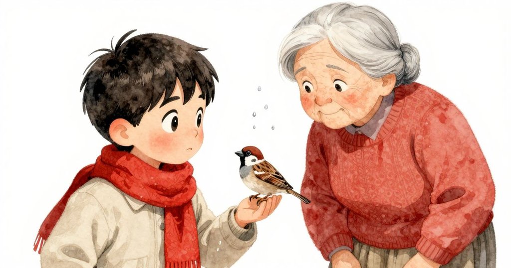 從Hugo的視角看玻璃雨表上水滴滴答作響,映出雨天柔和光影,細膩呈現自然節奏。