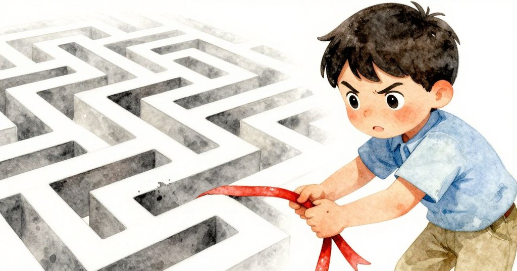 Glen 集中精神果斷拔除中間絲帶，特寫展現手部動作和樹液痕跡，畫面定格瞬間緊張氣氛