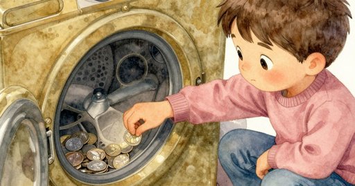 A Bent Coin Stops the Washer Leak