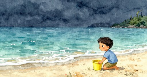 Toy Giraffe Saved by a Stick