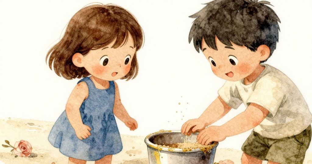 鏡頭特寫杯沿黏著濕沙,Zara伸手輕敲杯沿,感受濕潤質感,海邊風情