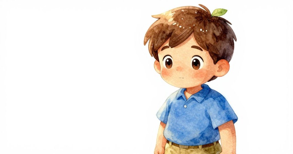 路克靜坐於長椅上,葉子輕輕落在髮上,木頭紋理與閃爍水面細節清晰呈現,展現自然美感