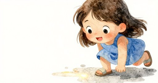 Puddle Shrinks Under the Sun