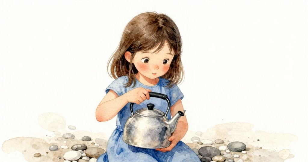 Dina微笑著用雙手攬住滑行中的銀色水壺,溪邊石子落定,最終安靜告別一段充滿懸念的冒險旅程