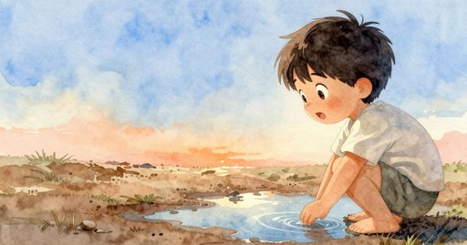 Shrinking Puddle and Silver Fish