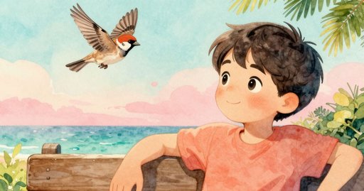 Orange Blanket Flips in the Park