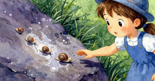 Marnie Finds a Wet Snail Trail