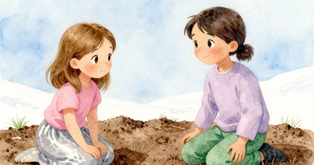 哈蒂與瑞恩共享喜悅相視微笑，共同欣賞完成的作品，陽光溫暖映襯，情節達到慶祝高潮