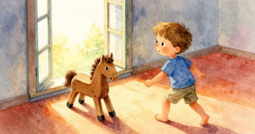 Blocked View by the Wooden Horse