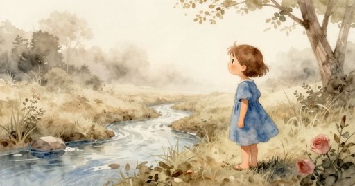 Boot Print Crumbles beside the Stream