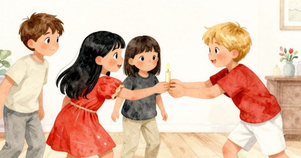 尼爾微笑將蠟燭柱交給迪娜,奧帕興奮撕紙,馬多克於走廊輕觸開關,締造溫馨生日結局