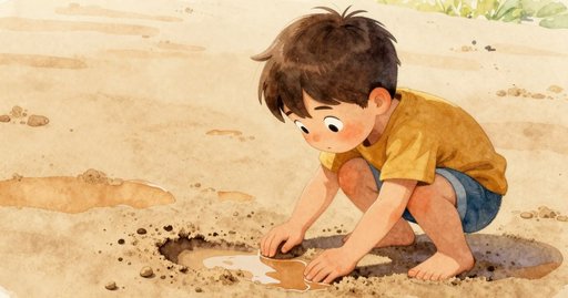 Footprint Fades on Morning Sand