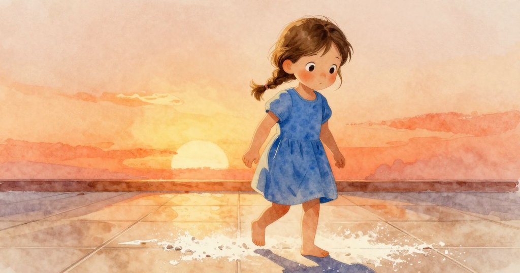 馬莉索爾的小腳步踏在灑有麵粉的瓷磚上,溫暖光線下展現細膩動作,故事進入細節描繪