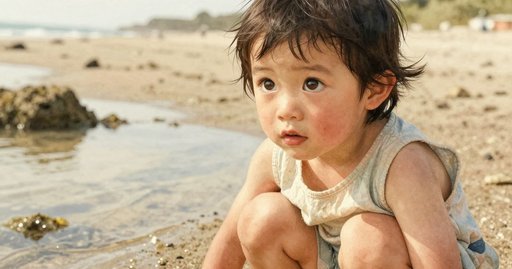 A Basket Tips on the Beach