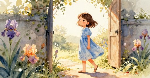 Spinning Petal in the Garden