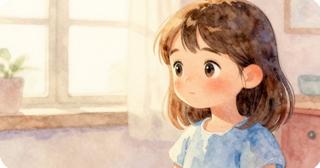 露比近距離展示閃爍好奇的眼神,晨光映照下她輕觸水杯,眼中流露出驚喜與溫柔的情感