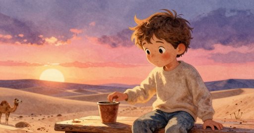 The Cup with a Desert Camel